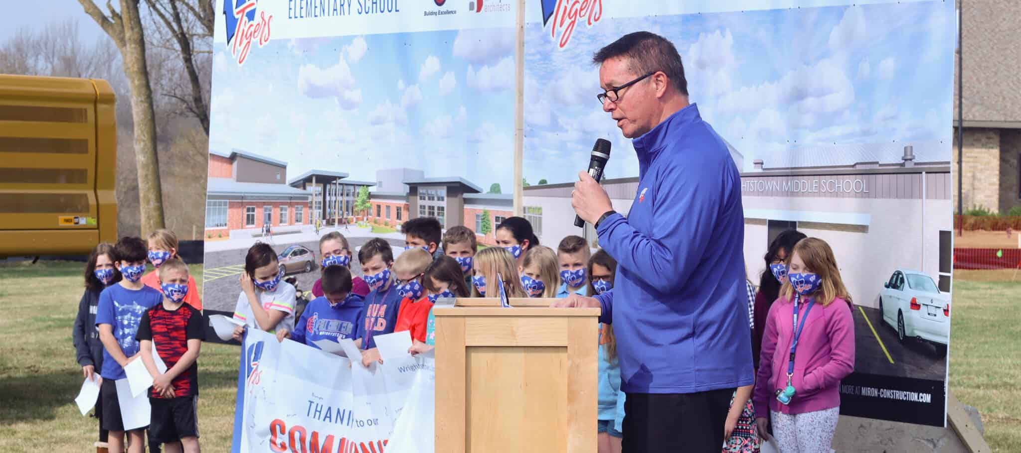 Wrightstown Community School District breaks ground on elementary and